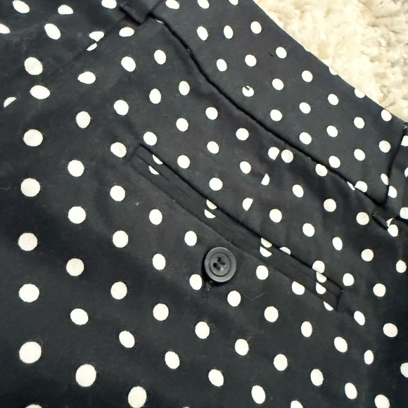 INC International Concepts Black & White Polka Dot Shorts - Picture 3 of 8